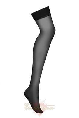 Чулки - Obsessive S800 stockings black, S/M