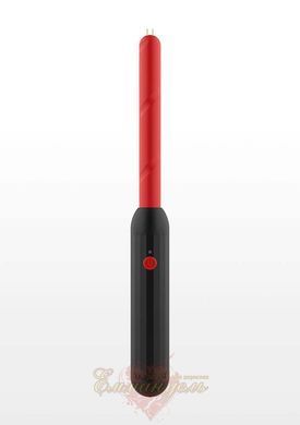 Электростимулятор для БДСМ Taboom Prick Stick, 34 см, красно-чёрный, USB TB17135 фото