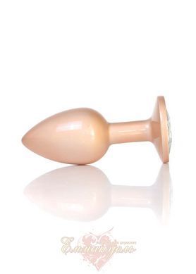 Butt Plug - Plug-Jewellery Pearl Gold PLUG- Clear S 64-00129 &mdash; photos
