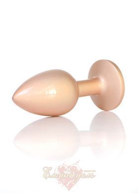 Butt Plug - Plug-Jewellery Pearl Gold PLUG- Clear S 64-00129 &mdash; photos