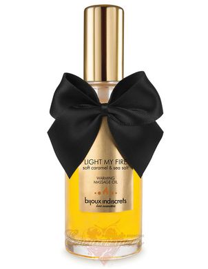 Warming oil - Bijoux Indiscrets Light my Fire - Caramel&Sea salt