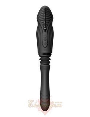 Компактна смарт секс машина Zalo Sesh Obsidian Black з насадками SO9556 фото