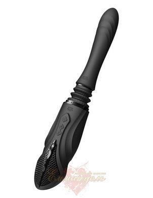 Компактна смарт секс машина Zalo Sesh Obsidian Black з насадками SO9556 фото