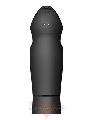 Компактна смарт секс машина Zalo Sesh Obsidian Black з насадками SO9556 фото
