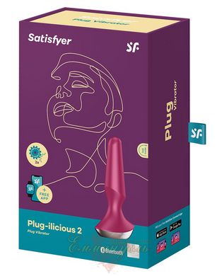 Anal Smart Vibro Plug - Satisfyer Plug-ilicious 2 Berry