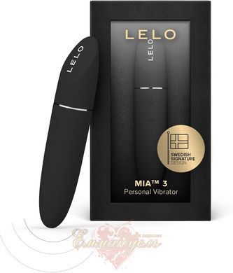 LELO Mia 3 Black Vibrating Bullet, Powerful Stimulation, Waterproof SX2555 &mdash; photos