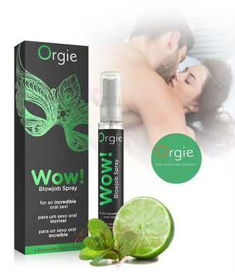 Spray for oral sex - WOW! BUCAL SPRAY, 10ml Orgie, cooling effect