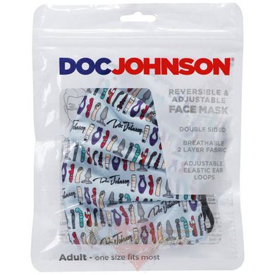 Гігієнічна маска - Doc Johnson DJ Reversible and Adjustable face mask