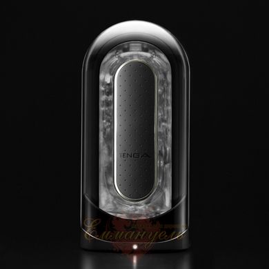 Мастурбатор - Tenga Flip Zero Electronic Vibration Black, змінної інтенсивності, складаний