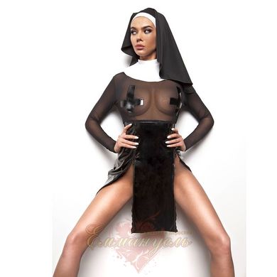 Еротичний костюм - монахині "Покірна Софі" L