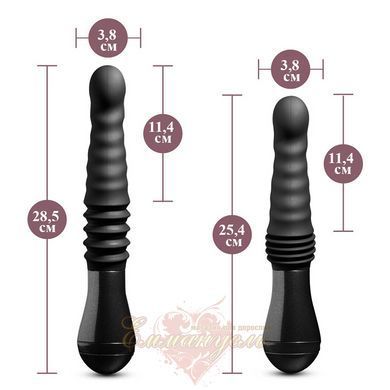 Пульсатор Temptasia by Blush - Lazarus Thrusting Dildo - Black SO8836 фото