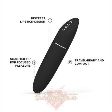 LELO Mia 3 Black Vibrating Bullet, Powerful Stimulation, Waterproof SX2555 &mdash; photos
