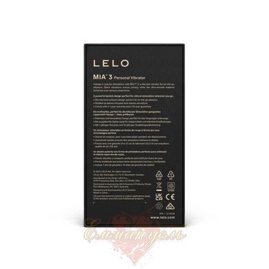 LELO Mia 3 Black Vibrating Bullet, Powerful Stimulation, Waterproof SX2555 &mdash; photos