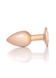 Butt Plug - Plug-Jewellery Pearl Gold PLUG- Clear S 64-00129 - photos (4
