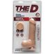Dildo - Doc Johnson The D - Uncut D - 7 Inch With Balls ULTRASKYN, diameter 4,2 см, uncircumcised