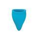 Menstrual cup - Fun Factory FUN CUP SIZE A, turquoise, reusable, diameter 4 cm, volume 20 ml SX0953 - photos (3