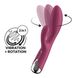 Rabbit vibrator - Satisfyer Spinning Rabbit 1 Red