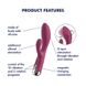 Rabbit vibrator - Satisfyer Spinning Rabbit 1 Red