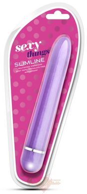 Vibrating massager - Sexy Things Slimline Vibe Purple