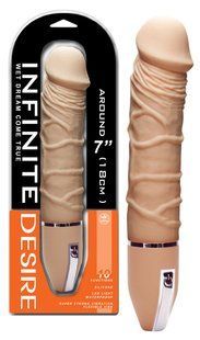 Realistic vibrator - Infinite Desire Skin-coloured Vibrator 61325871410000 &mdash; photos