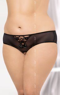 Женские стринги - String 2466, Plus Size, черные XL 5591246614 фото