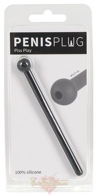Уретральный стимулятор - Penis Plug Piss Play - black
