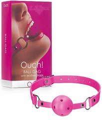 SHOTS OUCH Gag Ball - Pink