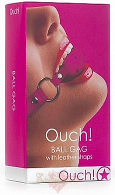 Кляп - SHOTS OUCH Gag Ball - Pink