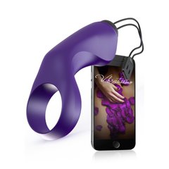 Vibro-ring - Vibratissimo 'Curly', violet