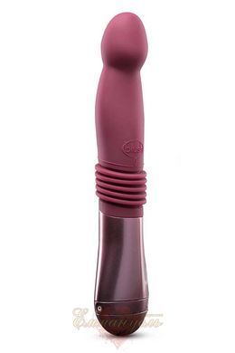 Пульсатор Temptasia by Blush - Trixie Thrusting Dildo - Wine Red SO8835 фото