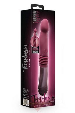 Пульсатор Temptasia by Blush - Trixie Thrusting Dildo - Wine Red SO8835 фото