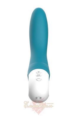 G-spot vibrator Liebe Bend It Rechargeable Ocean Blue, 10 modes, extra powerful, flexible shaft SX1597 &mdash; photos