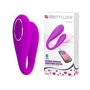 Вібратор для пар - Pretty Love August Remote Massager 6603BI0614 фото