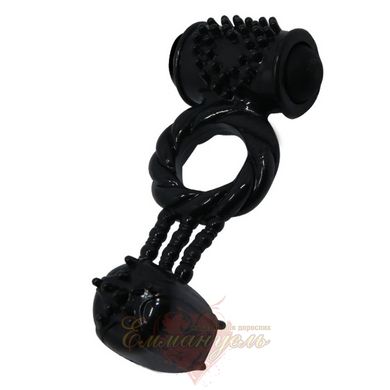 Эрекционное кольцо - Sweet Ring Vibrating Black