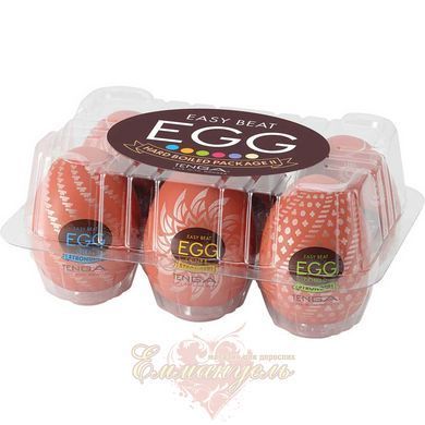 Набор мастурбаторов-яєць - Tenga Egg Hard Boilded II Pack (6 яєць) SO9804 фото