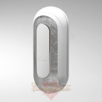 Мастурбатор - Tenga Flip Zero Electronic Vibration White змінної інтенсивності, складаний