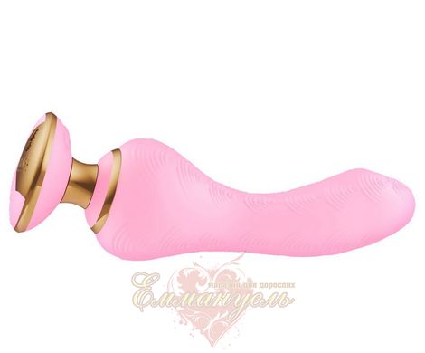 G-spot vibrator - Shunga Sanya Light Pink, flexible shaft