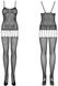 Body jumpsuit - F235 Obsessive, black, S / L