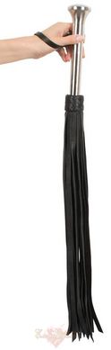 Scourge - 2040328 Leather Whip, metal handle