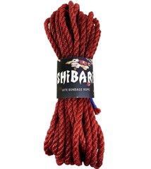Веревка Джутовая для Шибари Feral Feelings Shibari Rope, 8 м красная