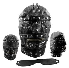 XXdreamSToys Leder-Maske Heavy schwarz