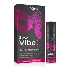 Жидкий вибратор - ORGIE Sexy Vibe! Интенсивный оргазм, 15 мл