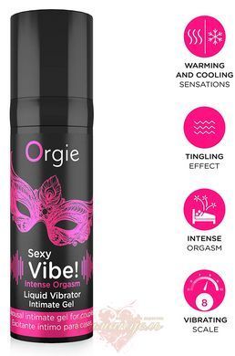 Liquid Vibrator - ORGIE Sexy Vibe! Intense Orgasm, 15 мл SX1547 &mdash; photos