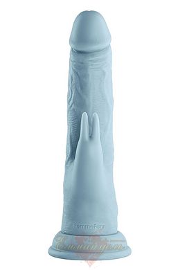 Rabbit vibrator with suction cup - FemmeFunn Vortex Turbo Rabbit with remote control, blue