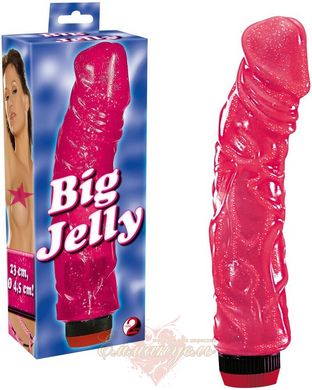 Вібратор - Big Jelly, розовый
