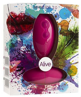 Vibrating egg - Alive Magic Egg 2.0 Pink with remote control