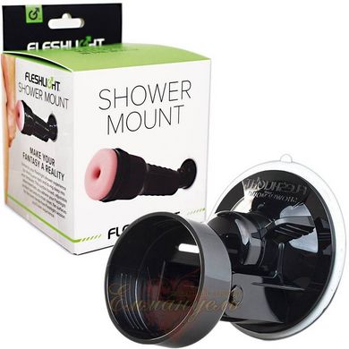 Shower Mount - Fleshlight Shower Mount, suction cup with attachment to the masturbator Flashlight