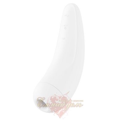 Vacuum Clitoral Stimulator - Satisfyer Curvy 2+ White