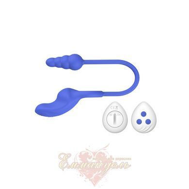 Вибрирующее эрекционное кольцо с анальной пробкой Chisa Kissen Dally 69281/CN-931069281 фото