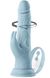 Rabbit vibrator with suction cup - FemmeFunn Vortex Turbo Rabbit with remote control, blue